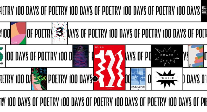 100 Days Of Poetry Landing Page