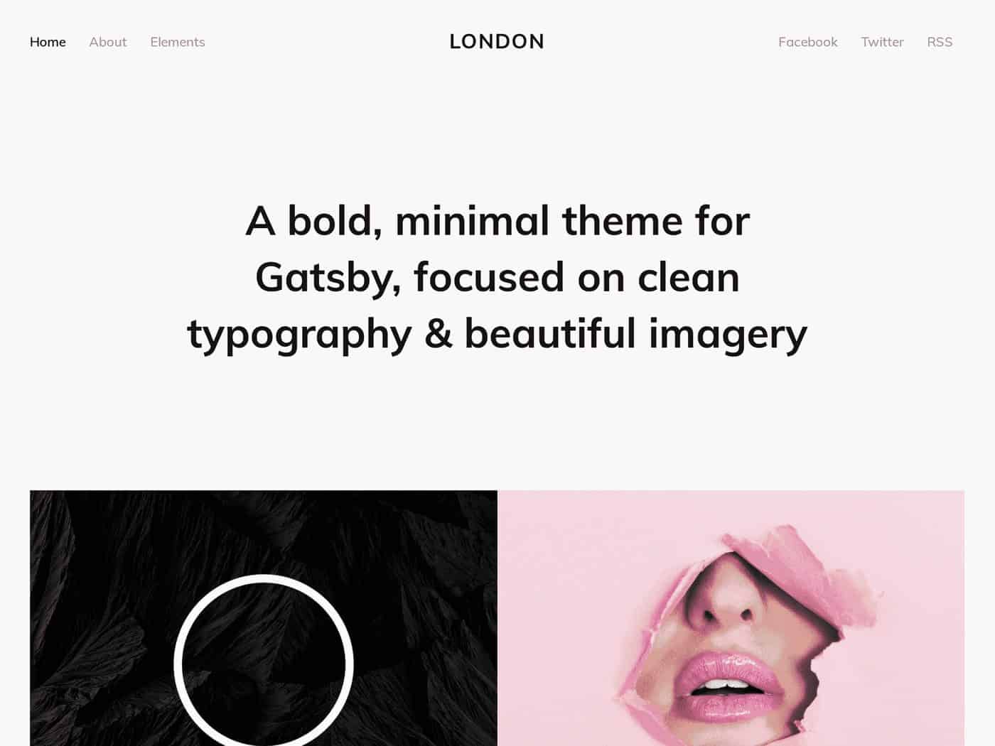 London Portfolio Template Gatsby