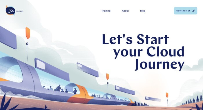 56K.Cloud Landing Page