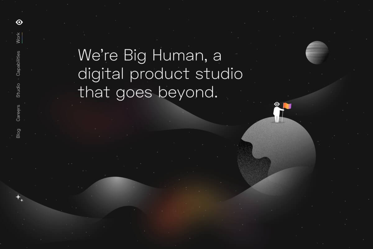 Big Human Landing Page