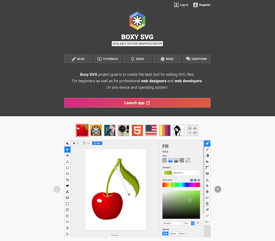 Boxy SVG Website