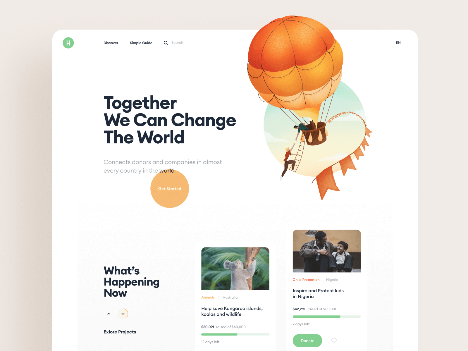 Global Charity UI