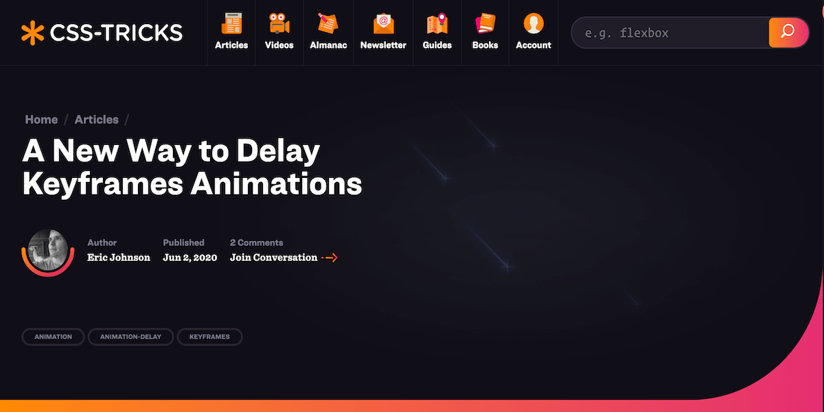Keyframes Animations Article