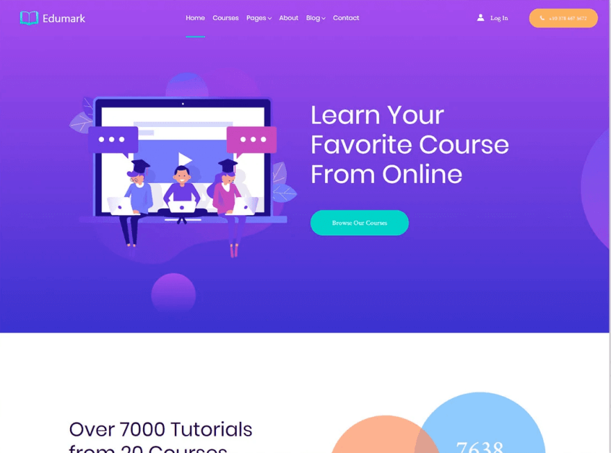 Edumark Landing Template