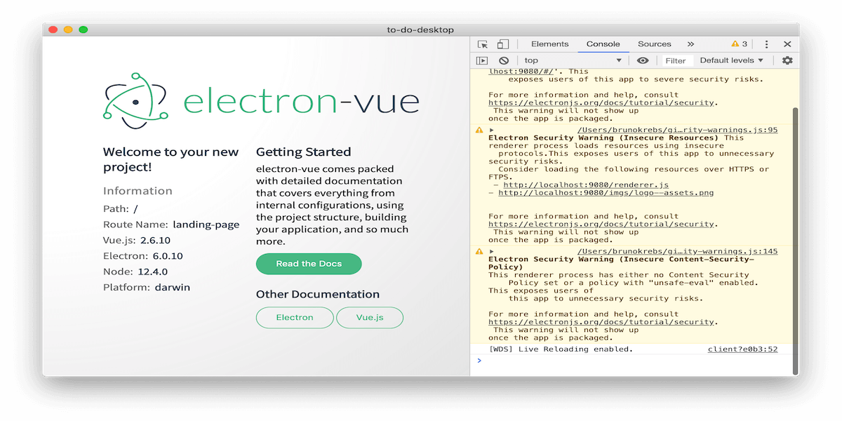 Electron And Vue