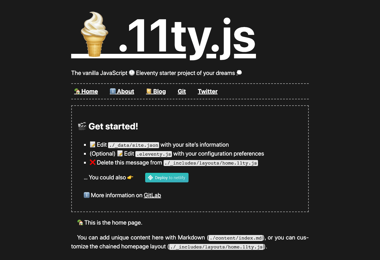 11ty.js 11ty Theme