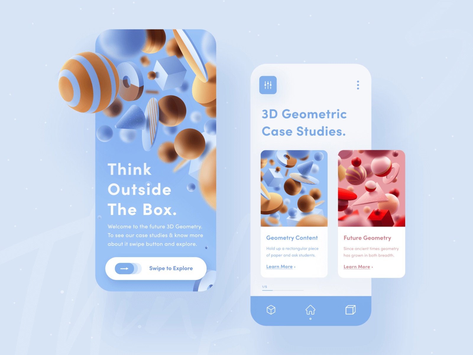 Geometric UI Concept