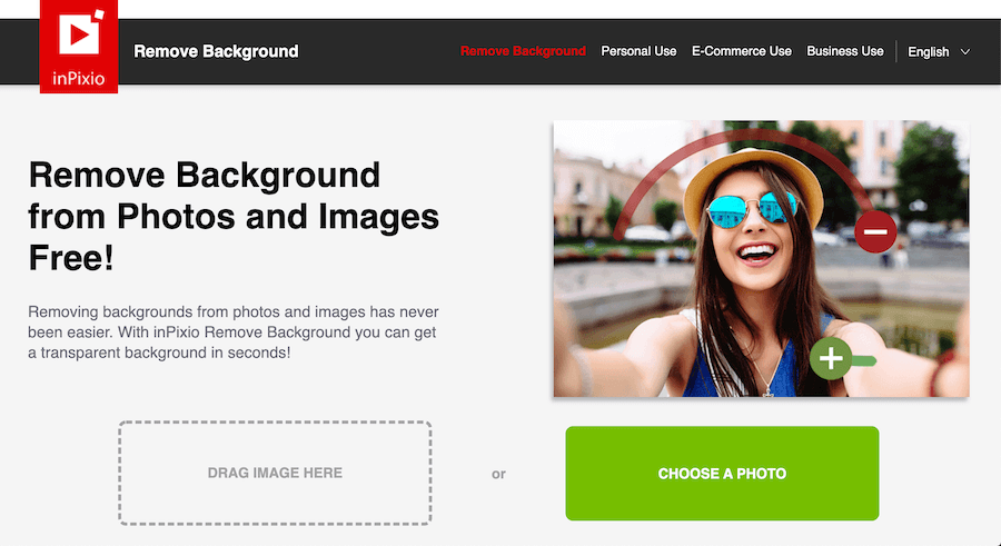 Free Transparent Background Tool By inPixio