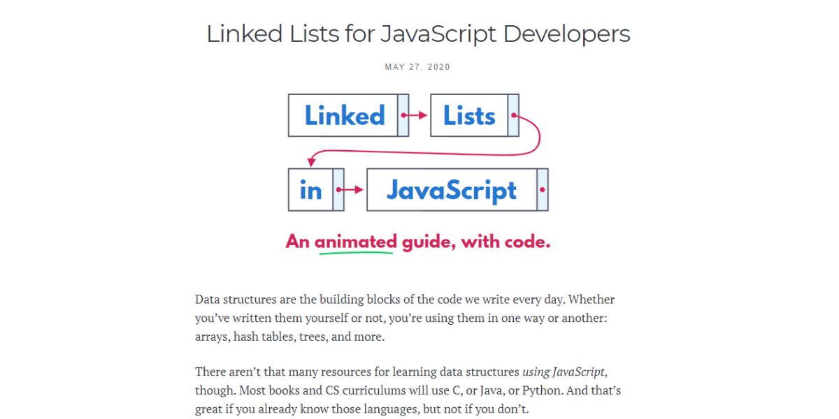Linked Lists in JavaScript