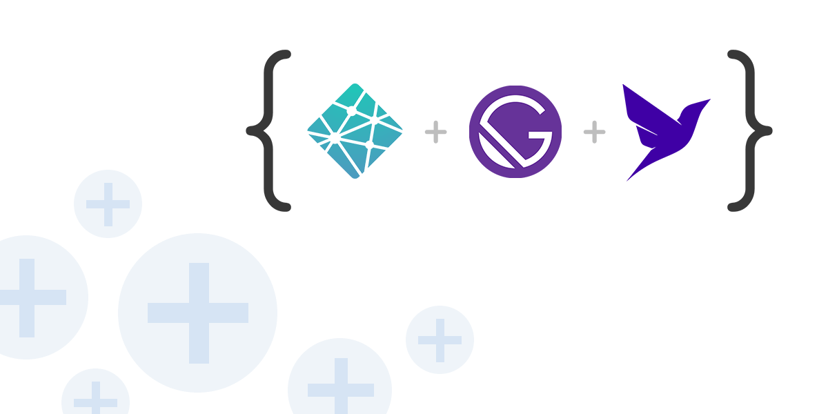 Netlify, Gatsby and Fauna Logos