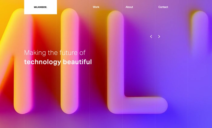 Milk Inside Landing Page