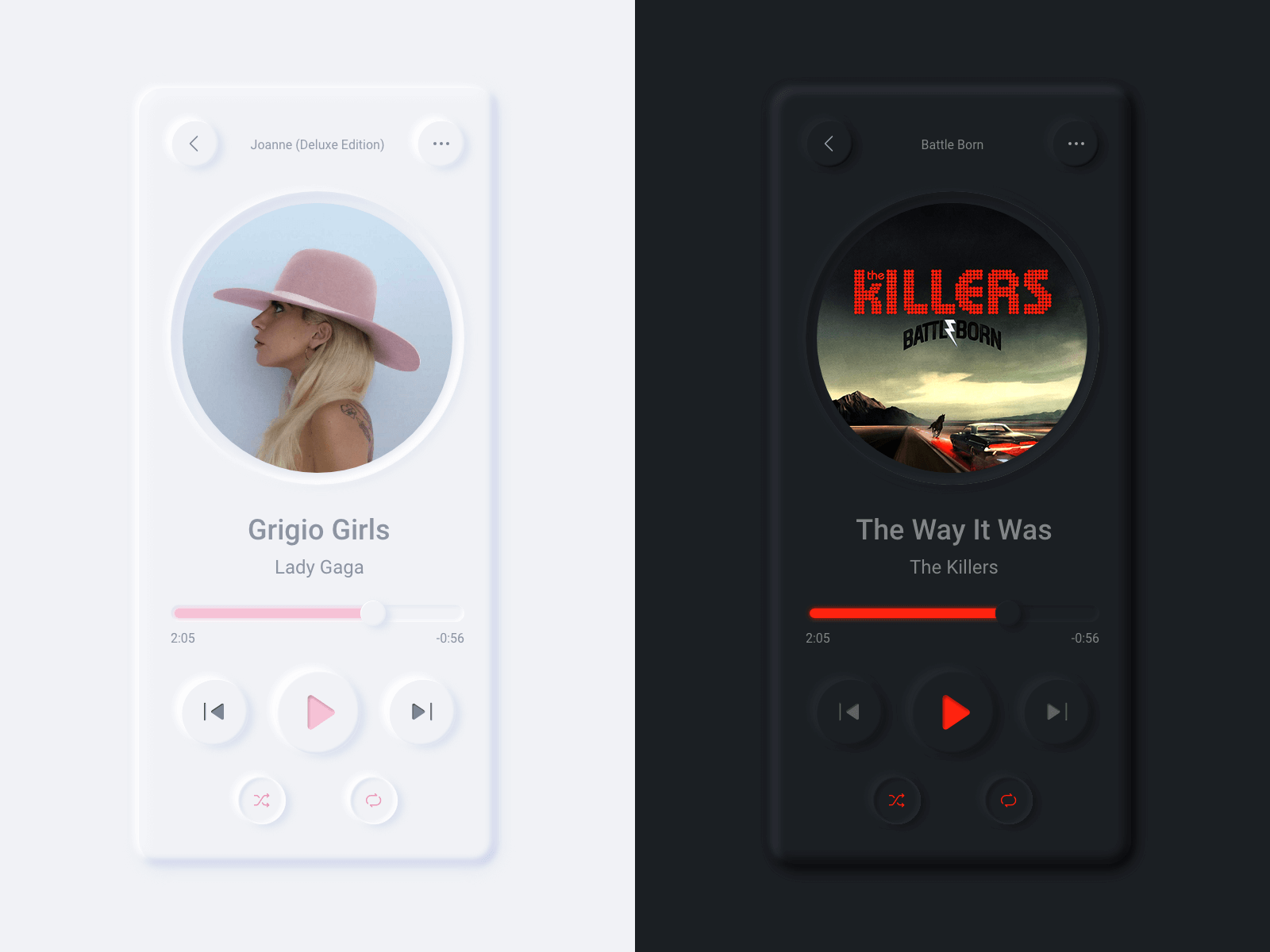 Music App UI