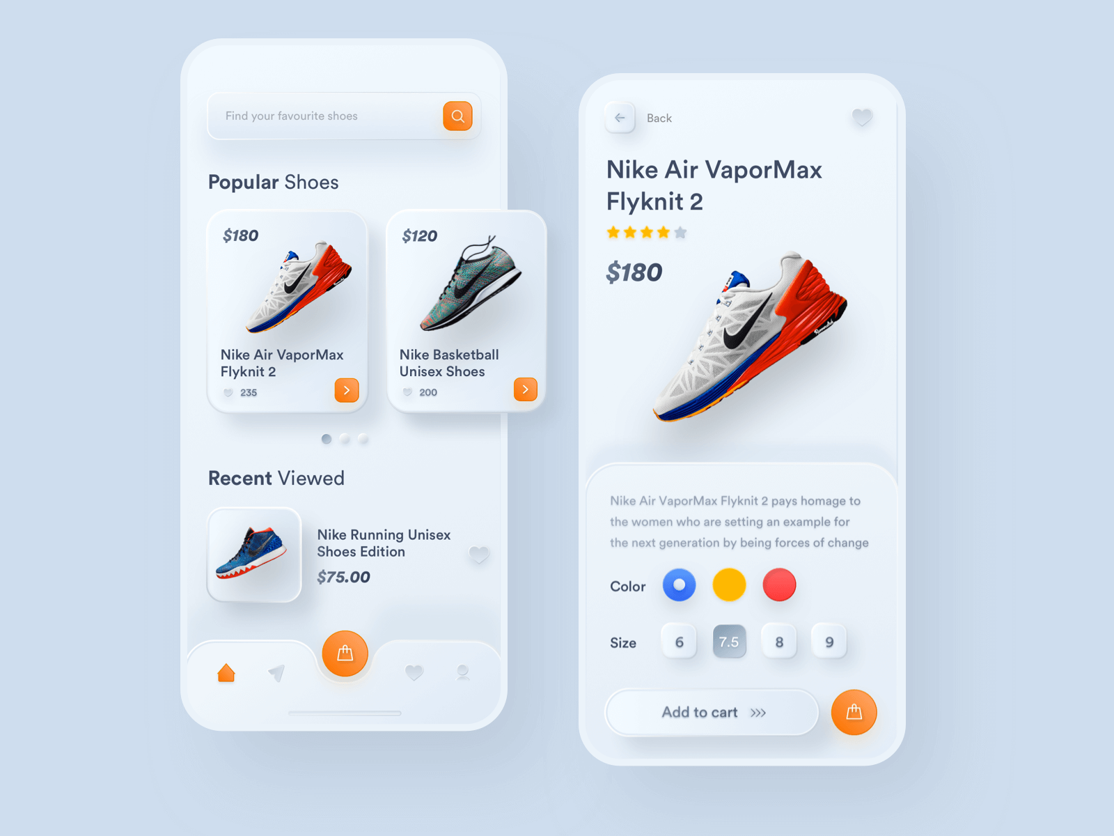 Nike E-Commerce Neumorphism