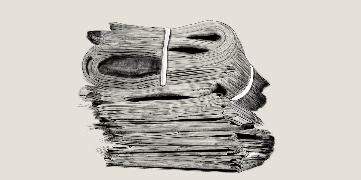 Newspaper Stack