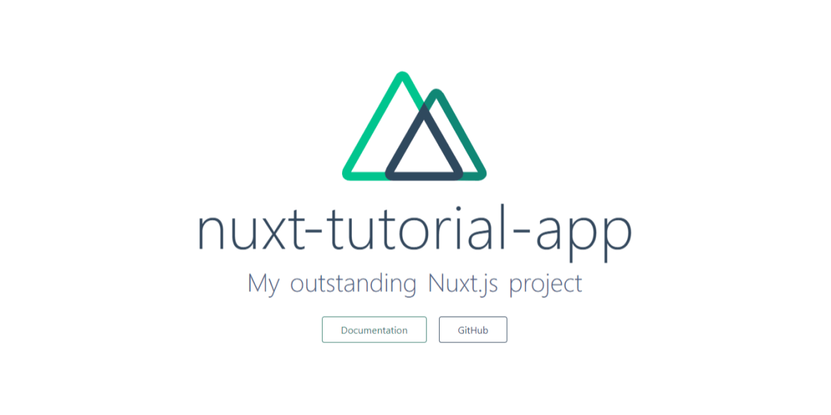 Nuxt tutorial app