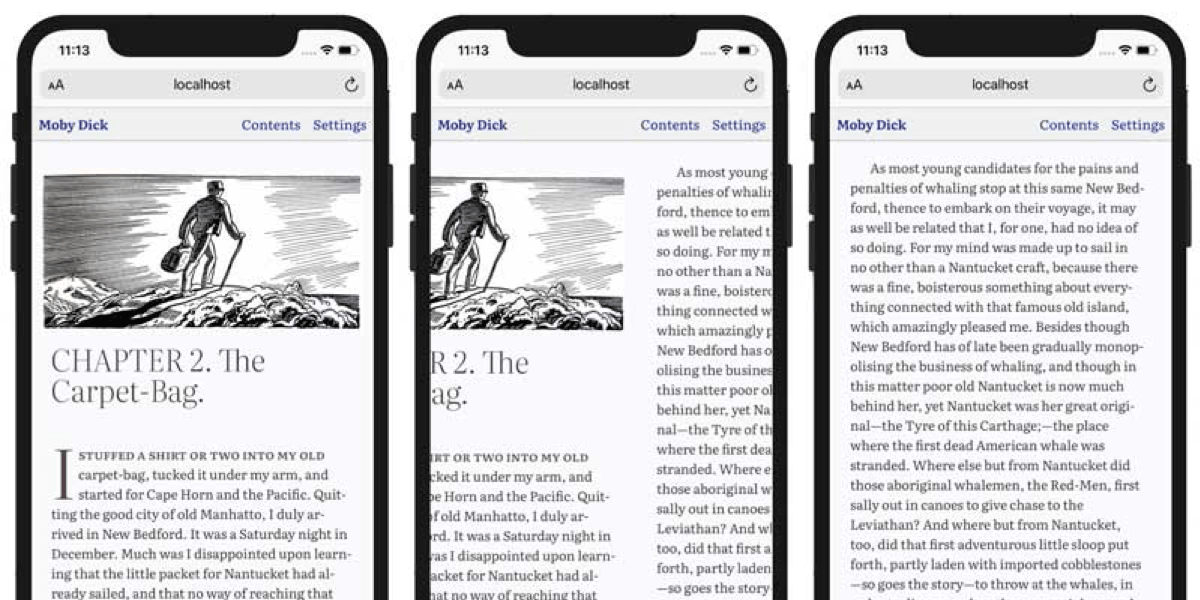 eBook-Like Text Columns