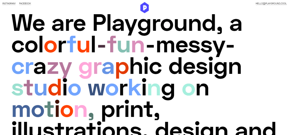 Playground Paris Landing Page