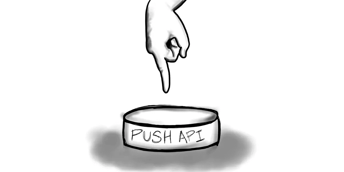Finger above Push Button