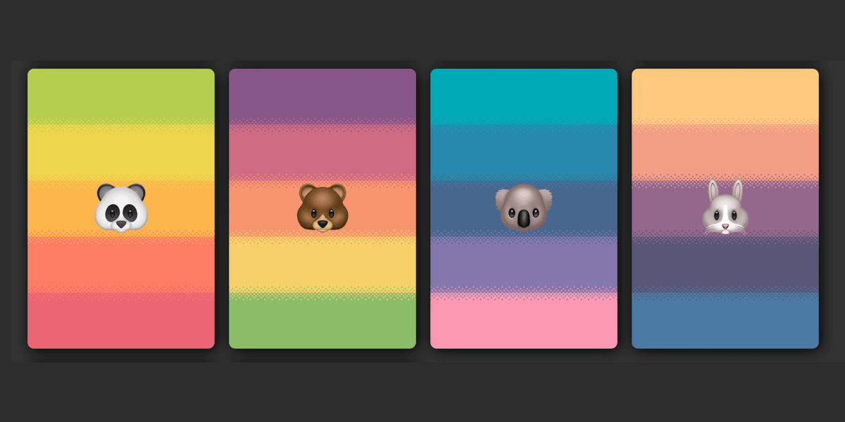 Rainbow Pixel Background