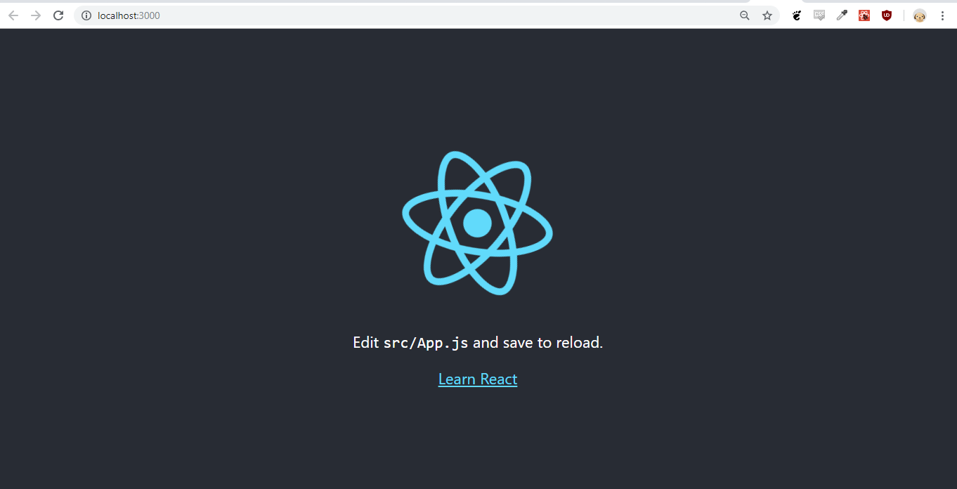React Installed