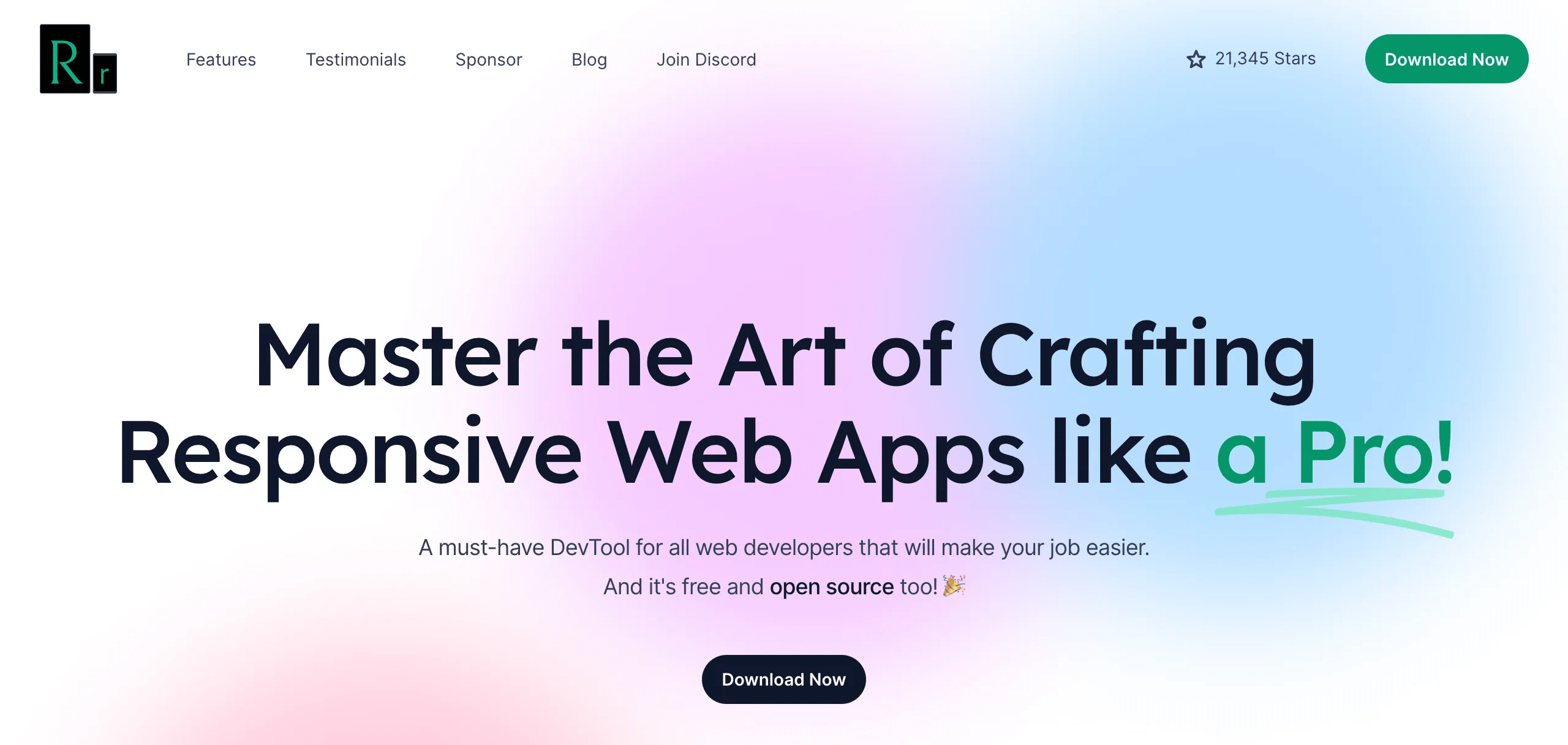Responsively banner
