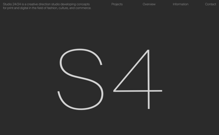 Studio 24 Landing Page