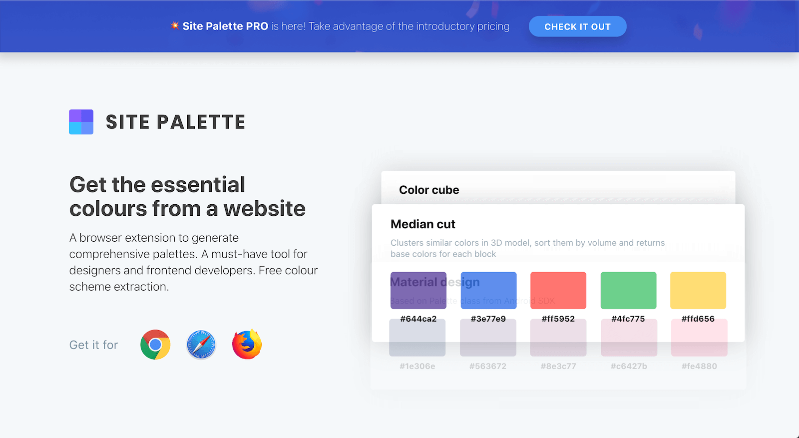 Site Palette Extension