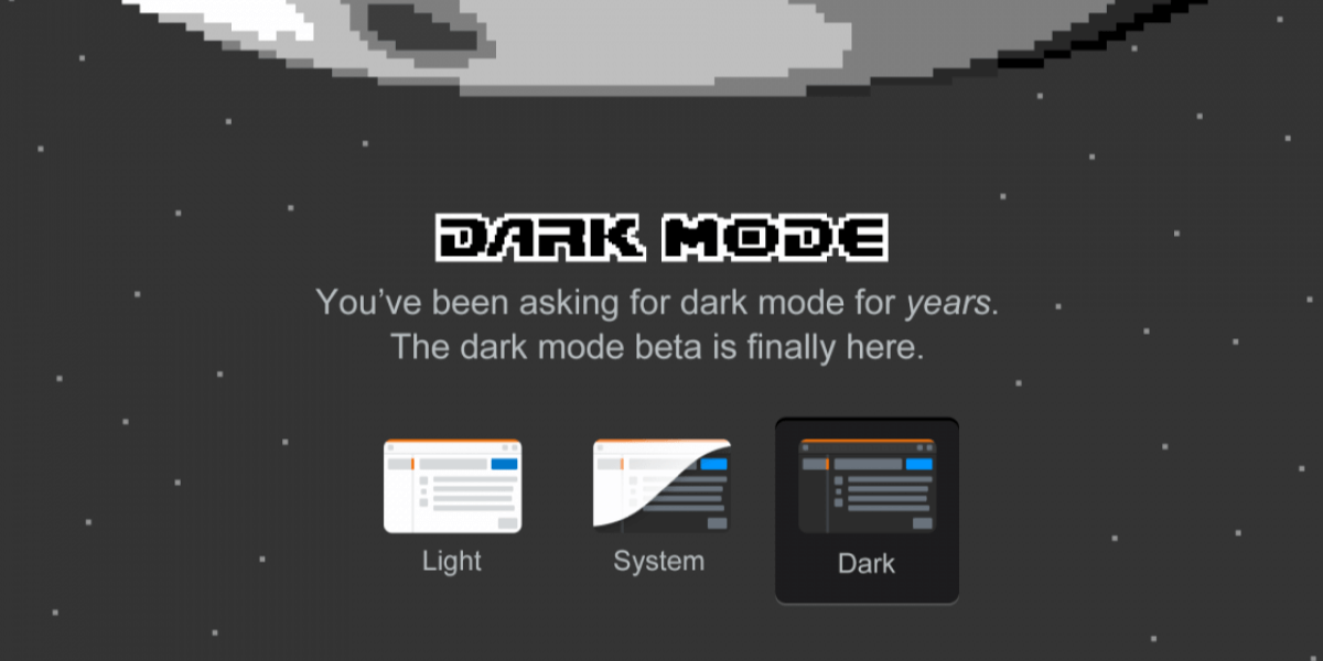 Stack Overflow Dark Mode Landing