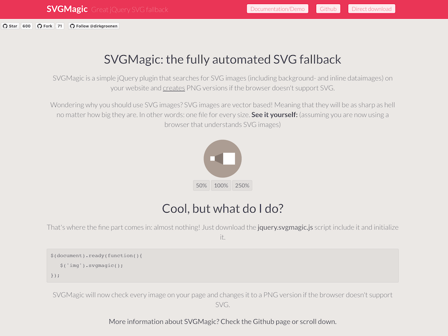 SVG Magic Website