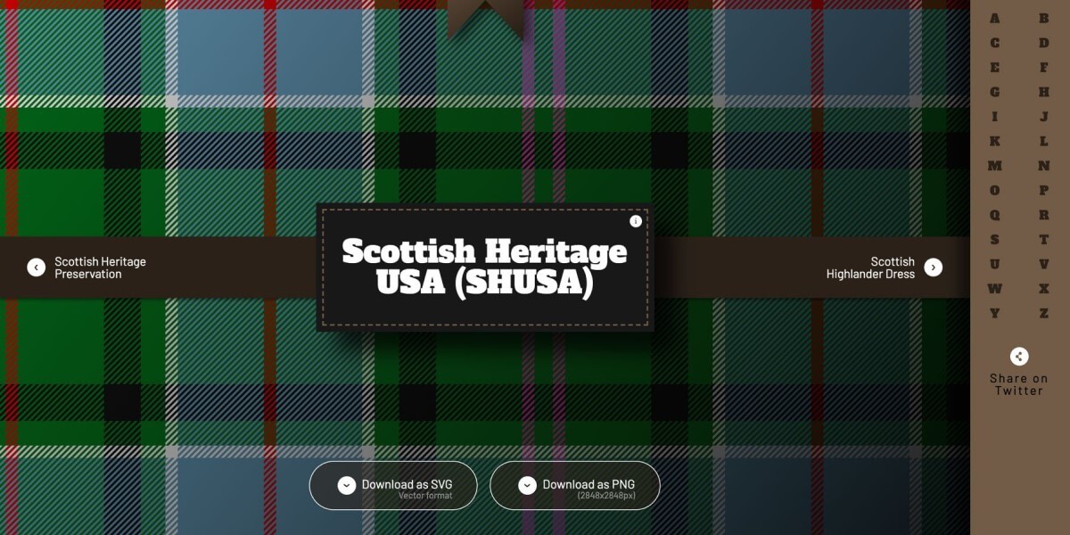 Generate Tartan Patterns in SVG