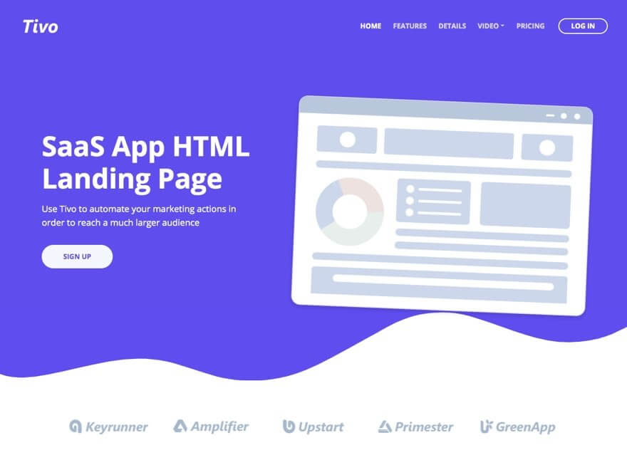 Tivo Landing Template