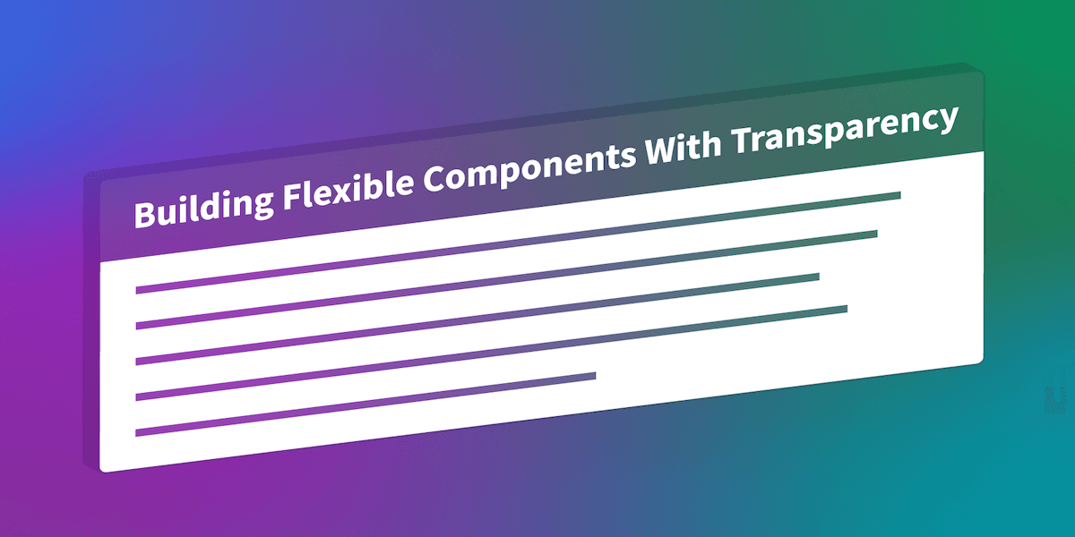 Flexible Components Example