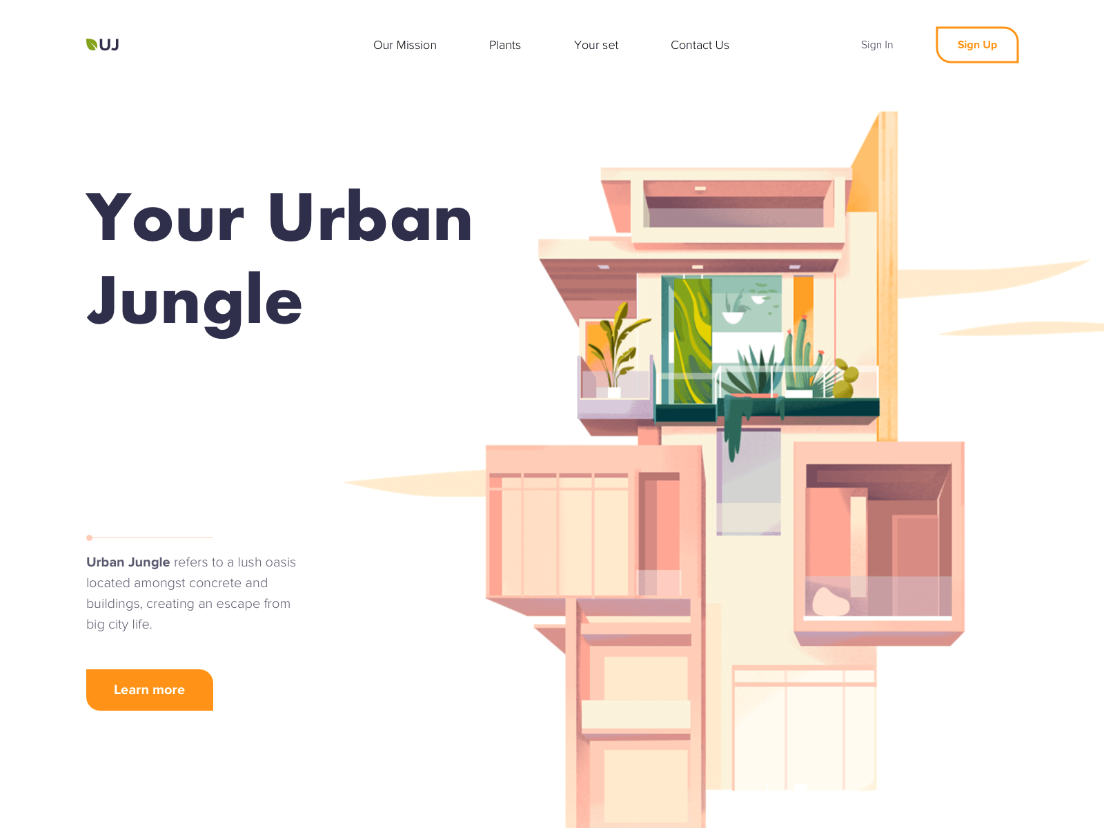 Urban Jungle UI Design