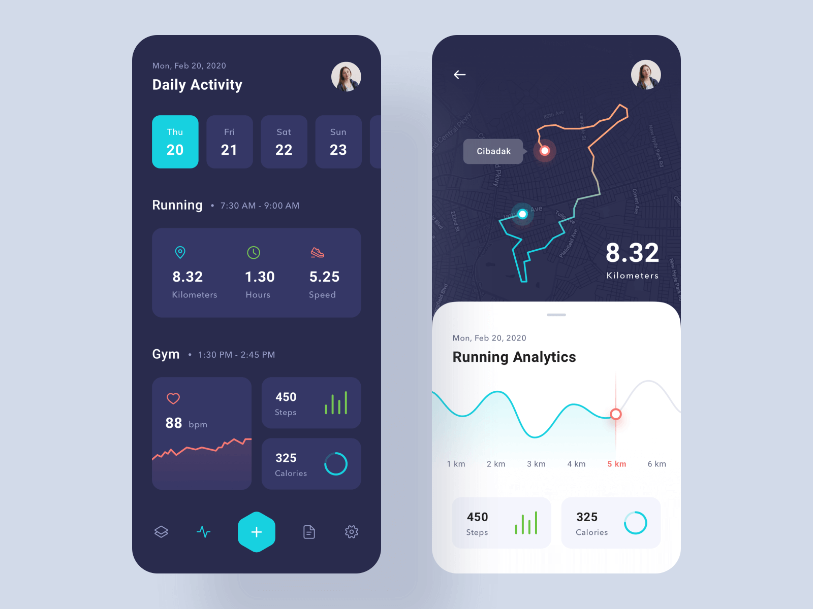 Workout App UI