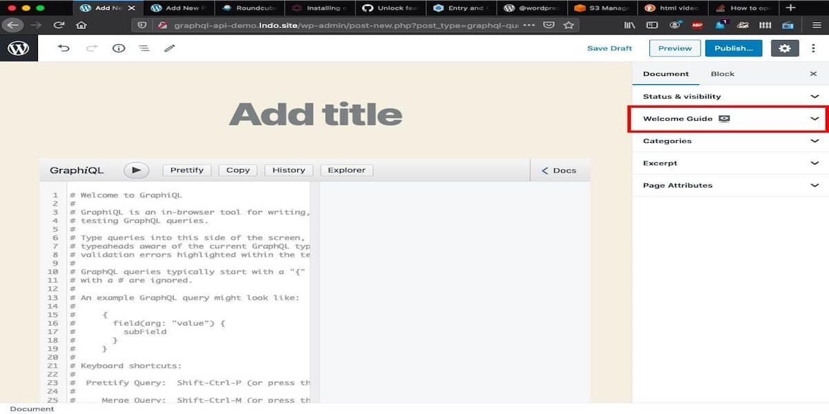 WordPress Block Editor